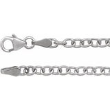 Chaîne en argent sterling 925 de 3,25 mm