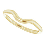 14K Yellow Gold Band for 5.8 mm Round Ring