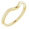 14K Yellow Gold Band for 6 mm Round Ring