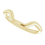 18K Yellow Gold Band for 10x8 mm Emerald Ring