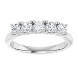 14K White Gold 5/8 CTW Lab-Grown Diamond Anniversary Band