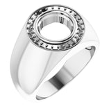 Bague de montage ronde en platine de 8,8 mm
