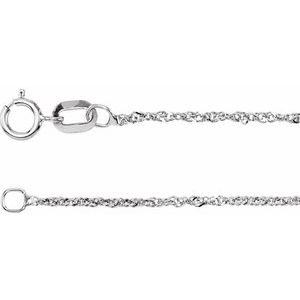 Chaîne Singapour 14K 1 mm