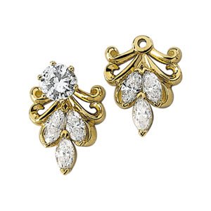 Boucles d'oreilles inspirées du style vintage