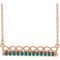 Collier barre 16