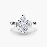 Baguette Accent Solitaire