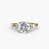 Baguette Accent Solitaire